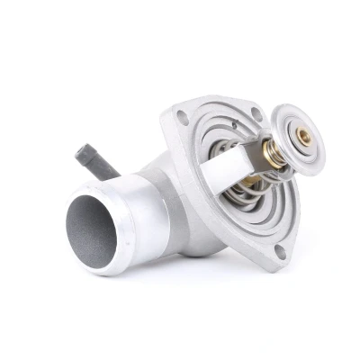 Image of 01338003, 01338420, 1338003, 1338420 Engine thermostat FEBI BILSTEIN 27869 92C with clamp, seal ring housing VAUXHALL: COMBO Mk2