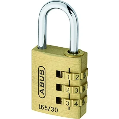 Image of Padlock combination brass 30mm