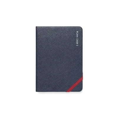 Image of Letts of London Serene A6 week to view 2025 diary Midnight