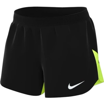 Image of NIKE DH9252 010 W NK DF ACDPR Short K Pants Women&#039;s Black/Volt/White Size XS