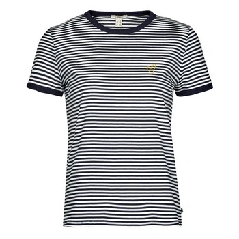 Image of Esprit OCS Y/D STRIPE women&#039;s T shirt in Marine