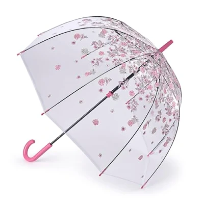 Image of Fulton Birdcage 2 Sketchy Sprigs Print Umbrella