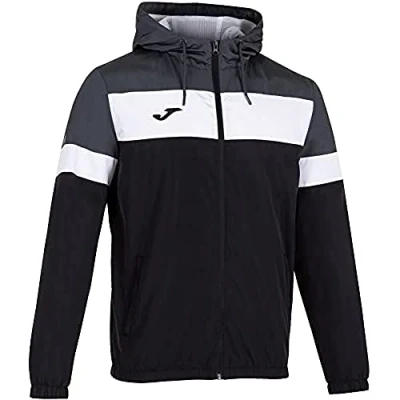 Image of Joma Men&#039;s Crew Iv Raincoat, Black Anthracite, XL