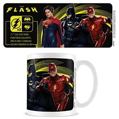 Image of Pyramid International The Flash Mug (Three Heroes Design) 11oz Coffee Mug, Mugs for Women and Men Official Merchandise