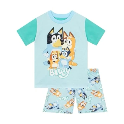 Image of Bluey Pyjamas Bingo Boys Summer Short Sleeve Boys’ Pyjama Sets Blue 18 24 Months