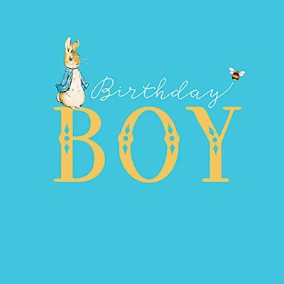 Image of Peter Rabbit Birthday Boy Greeting Card Beatrix Potter Character Cards