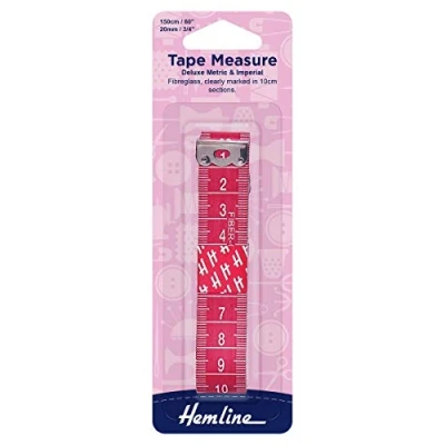 Image of Hemline Deluxe Metric/Imperial Tape Measure, 150cm