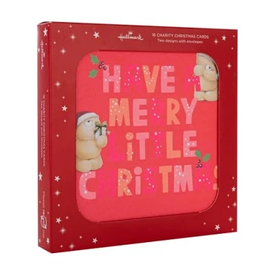 Image of Hallmark Christmas Card, Multipack Cards, Pack of 16, 2 Designs, Forever Friends, Charity With Envelopes