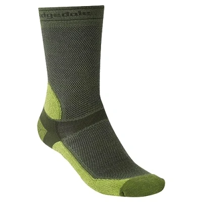 Image of Bridgedale MTB Summer Weight T2 Coolmax Sport Mens Boot Length Mountain Bike Socks Green, Large