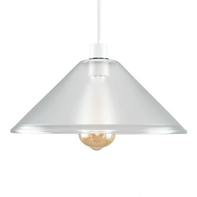 Image of MiniSun Retro Style Clear Glass Tapered Ceiling Pendant Light Shade