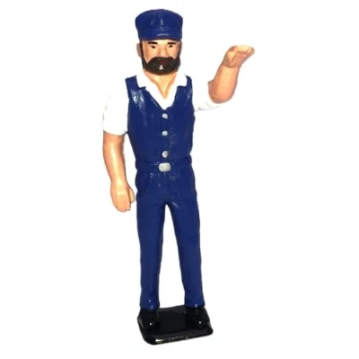 Image of MTS Line / LGB Engine Driver Blue for US Locomotives 23130 Garden Railway Track G Replacement Part Spare