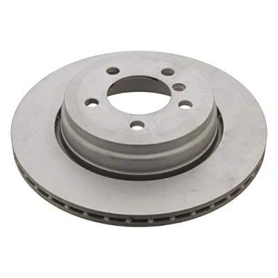 Image of 34211166127 Brake disc FEBI BILSTEIN 31724 Rear Axle 324mm 20mm 5 Hole 120mm internally vented Coated BMW: 7