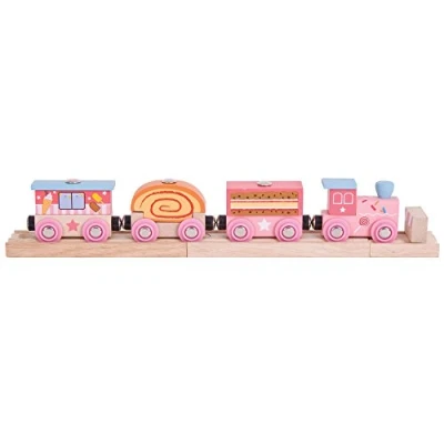 Image of Bigjigs Rail Sweetland Express Train Other Major Wooden Brands are Compatible
