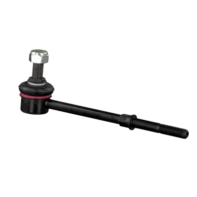 Image of 4475021001, 4475021010 Anti roll bar link FEBI BILSTEIN 41618 Front Axle Left, Right M12 x 1,25, M10 1,25 with lock nuts black