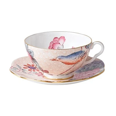 Image of Cuckoo Peach Teacup and Saucer