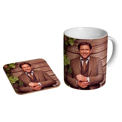 Image of James Martin Smile Ceramic Coffee Mug + Coaster Gift Set