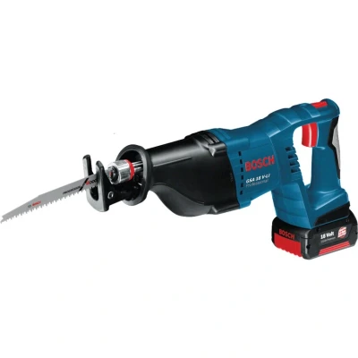 Image of Bosch Professional GSA 18 V LI Cordless Sabre Saw with 2 x 5.0 Ah Lithium Ion Batteries, L Boxx