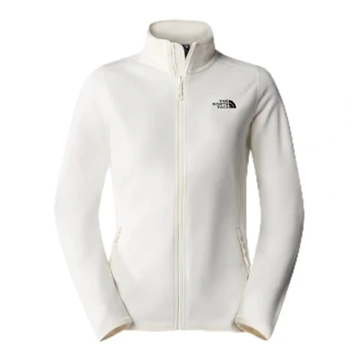 Image of The North Face Glacier Fleece jacket, Women&#039;s, Size: Large, White dune
