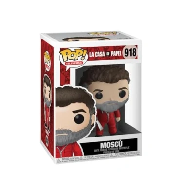 Image of Funko POP! TV: La Casa De Papel Moscow Money Heist Collectable Vinyl Figure Gift Idea Official Merchandise Toys for Kids &amp; Adults TV Fans Model Collectors and Display