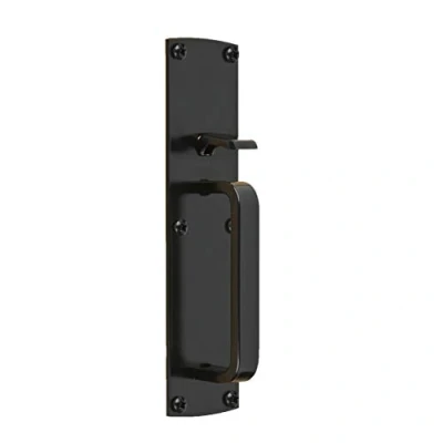 Image of National Hardware N109 050 Gate Thumb Latch, Black