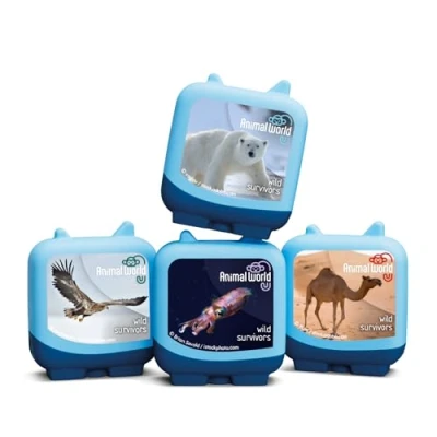 Image of Tonies Animal World: Wild Survivors Audio Clever Pocket Set, for use with Toniebox