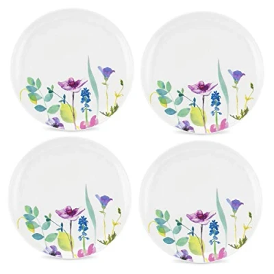 Image of Portmeirion Home &amp; Gifts Water Garden Dinner Plate Set of 4