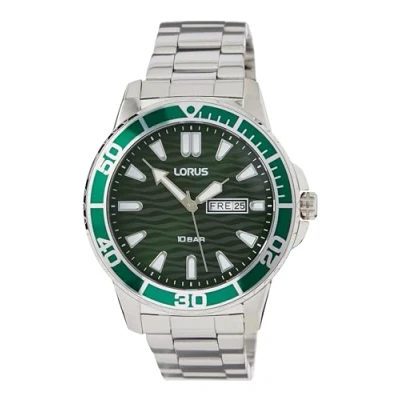 Image of Lorus Men&#039;s Analog Quartz Watch with Metal Strap RH359AX9
