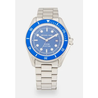 Image of Michael Kors Maritime Watch silvercoloured, Men&#039;s, Size: One Size, Silver/coloured