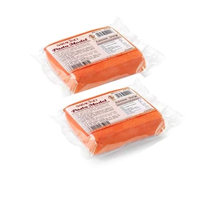 Image of Saracino Orange Modelling Paste Packed by Art of Cake 500g (2 pack 250g)