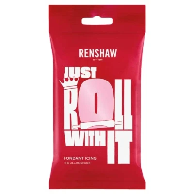 Image of Renshaw Just Roll With It Fondant Icing Pink, 250 g (Pack of 1)