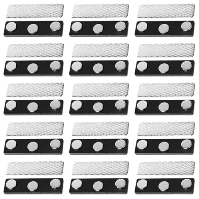 Image of CYNOSURETECH 15 Pairs Of Curtain Magnet Clips, Blackout Fixing Home Accessories, Creative Clips