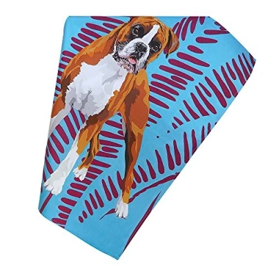 Image of Leslie Gerry Boxer Tea Towel