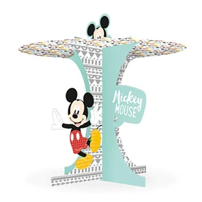 Image of Disney Mickey Mouse CupCake Stand Birthday Party Supplies Tableware