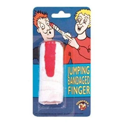Image of Jumping Bandaged Finger