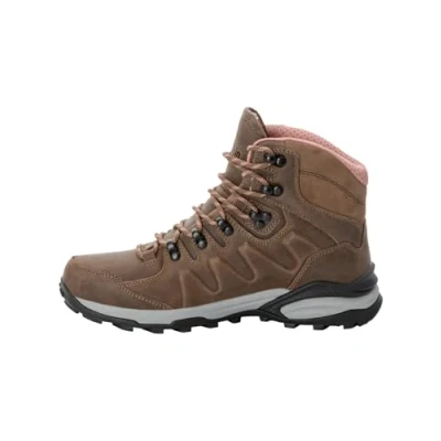 Image of Jack Wolfskin Refugio Prime Texapore Walking boots, Women&#039;s, Size: 4, Fawn Leather