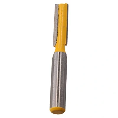 Image of TCT Straight Cut Router Bit 6mm D 20mm Depth Cutter Cutting Tool 1/4 Shank