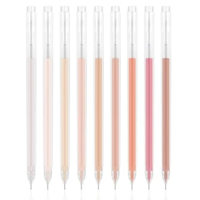 Image of EooUooIP Gel Ink Pens，6 Pcs Pen Pens Fine Point Smooth Writing with Grip High End Series Pens, for Journaling Note Taking