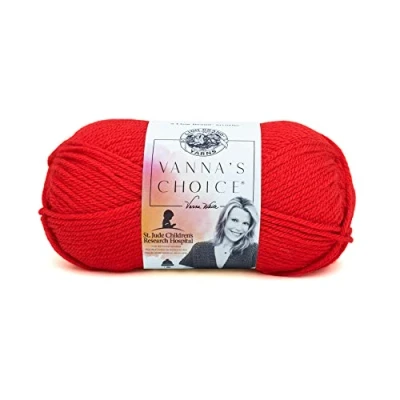 Image of Lion Brand Yarn Company 1 Piece Vanna&#039;s Choice Yarn, Scarlet, Each, 860 113