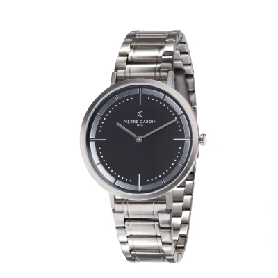 Image of Pierre Cardin Belleville Park Mens Silver Watch CBV.1028 Stainless Steel One Size