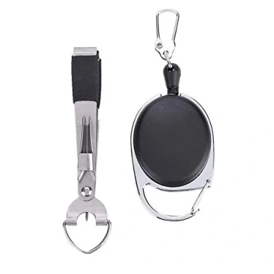Image of DEWIN Fishing Quick Knot Tool (High Carbon Steel, S) Multi functional Fly Line Cutter Clipper Nipper Tackle, 1 Piece