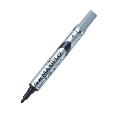 Image of Pentel Pack of 3 Black Maxiflo MWL5S Markers for Whiteboards