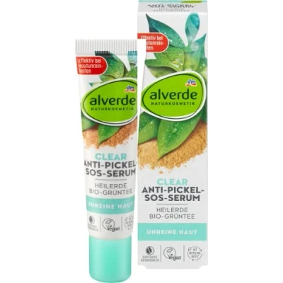 Image of Alverde Anti Acne SOS Serum with Medicinal Clay 15 ml
