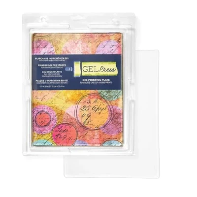 Image of Gel Press Monoprinting Print Plate 8 X 10 (20.3 25.4 cm) Printmaking Supplies Reusable Printing for Art Card Making, Scrapbooking, Journaling, Arts &amp; Crafts