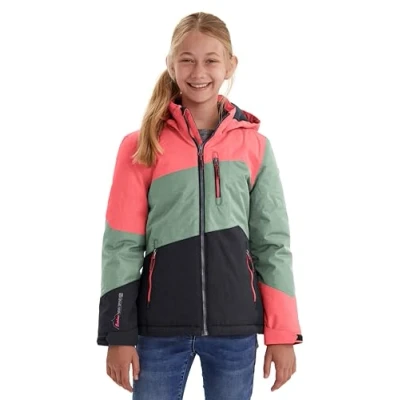 Image of Killtec Lynge GRLS JCKT B 35490 000 Girls&#039; Functional Jacket with Hood Coral Pink 176