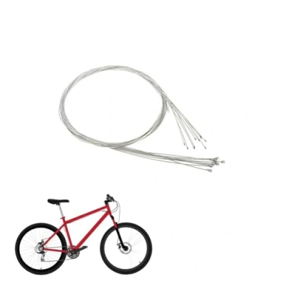 Image of VGEBY Stainless Steel Gear Shifter Cable, Bicycle Replaceable Inner Shift Derailleur Wire 2m