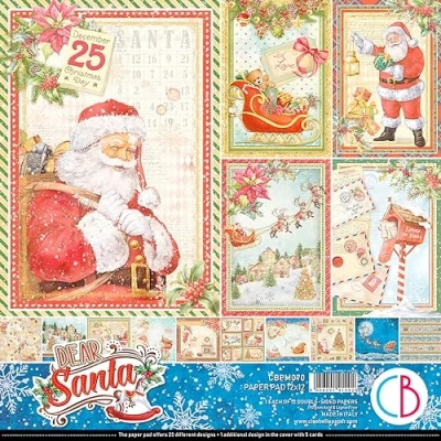 Image of Ciao Bella Dear Santa 12&quot;x12&quot; Christmas Paper Pad