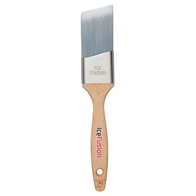 Image of ProDec Advance ABPT076 Ice Fusion Cutting In Trade Professional Synthetic Paint Brush for Sharp Edge Lines Painting with Emulsion, Gloss and Satin Paints on Walls, Wood Metal, 2&quot; 50mm, Beige