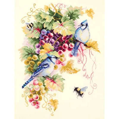 Image of Magic needle 130 022 ZW Zweigart Edition Counted Cross Stitch Kit Cotton Multi Coloured 25 x 35 cm