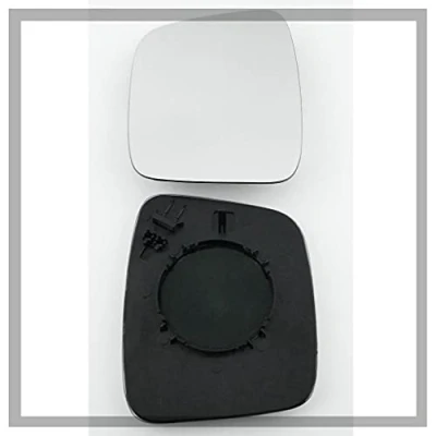 Image of Fits Peugeot Bipper, For 2008 to 2018 Convex Wing Mirror Glass LEFT HAND (UK Passenger Side)