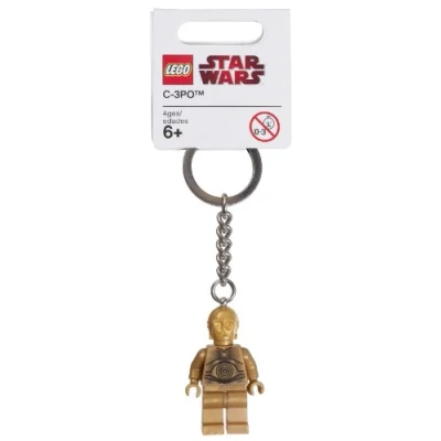 Image of LEGO Star Wars C 3PO Key Chain 852 837 (japan import)